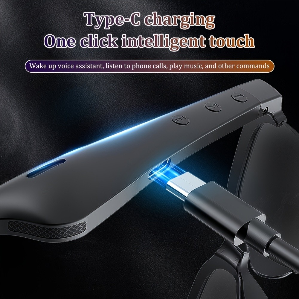 ANKRIYUL Smart Glasses  Wireless Audio Eyewear with Built-in Microphone
