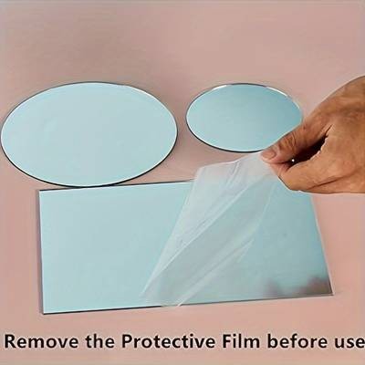 YIMUWN 7pcs Acrylic Mirror Photography Prop Set  Reflective Background Sheets for Professional Product Shoots