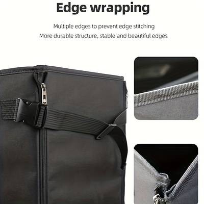 YIMUWN Brompton Folding Bike Storage Box  Waterproof Nylon Car Trunk Organizer (606030 cm)