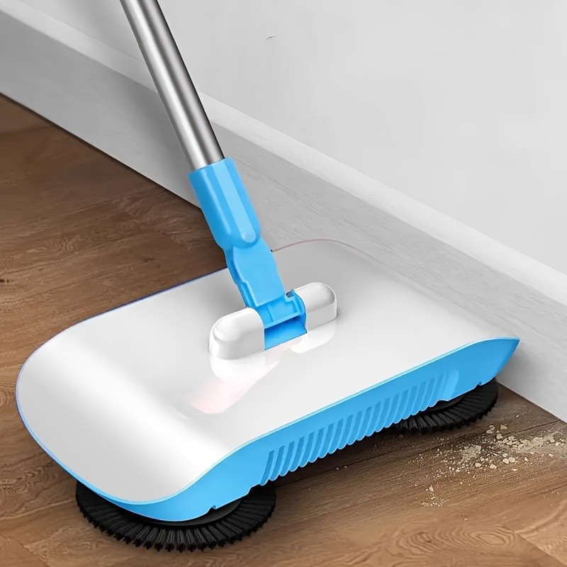 LDQ 2-in-1 Handheld Sweeper & Mop Combo  Automatic Push Broom with Dustpan for Effortless NZ Floor Cleaning