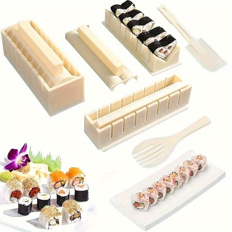 LDQ Easy-Shape Sushi Maker Set  3-Piece Mold Kit for Fun DIY Creations in NZ Kitchens