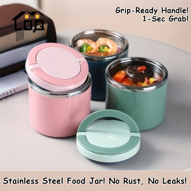 LDQ Insulated Stainless Steel Food Jar  Large-Capacity Heat-Keeping Lunch Container for NZ School, Work & Daily Meals