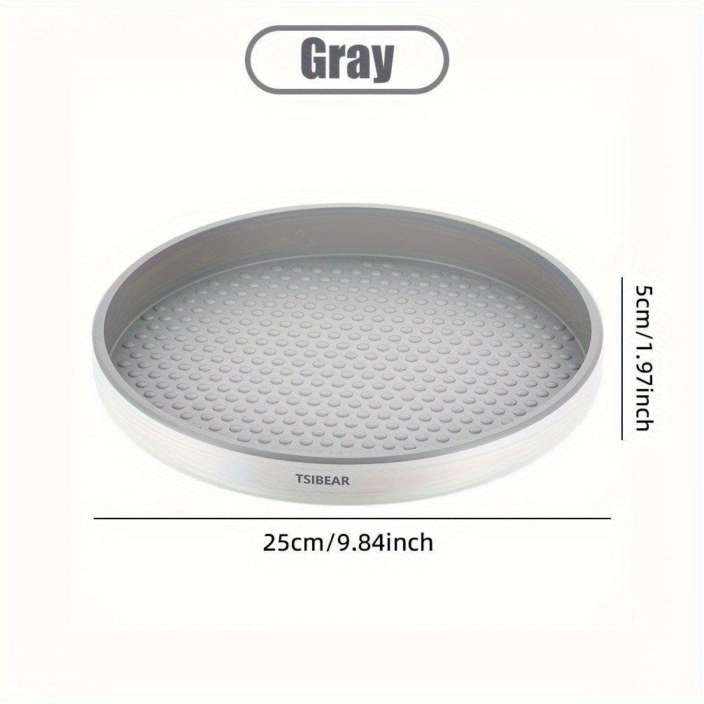 MCMLS 360 Rotating Storage Organizer  Space-Saving 10-Inch Multi-Purpose Spinning Tray for NZ Kitchens & Pantries