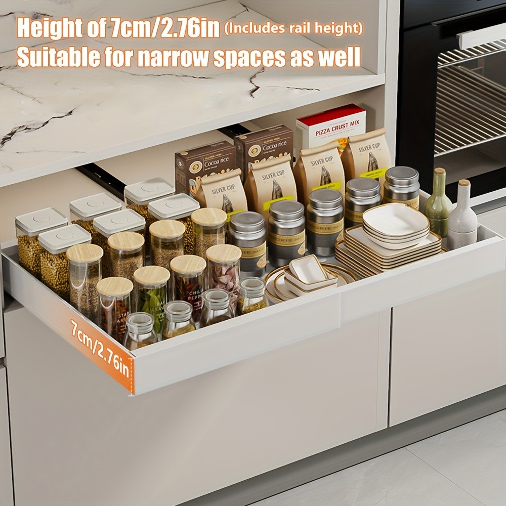 MCMLS Expandable Pull-Out Cabinet Rack  Heavy-Duty Adjustable Under-Sink Organizer for NZ Kitchens & Pantries