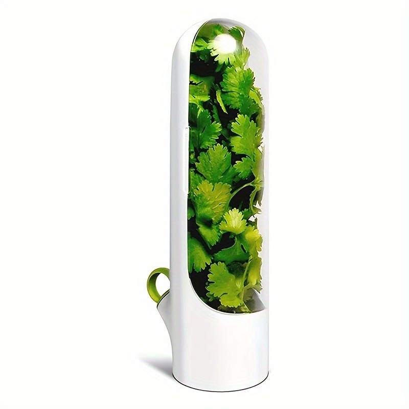 YUHUPHYLLIC Herb & Vegetable Preservation Pod  Fresh Coriander & Mint Container for Long-Lasting NZ Fridge Storage