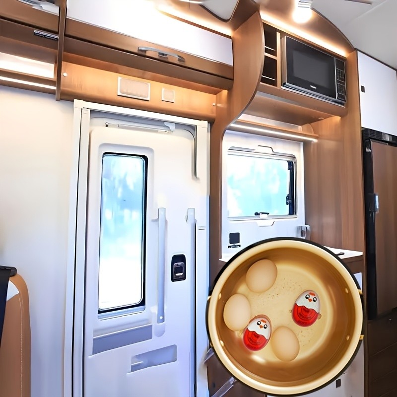 YUHUPHYLLIC Changing Egg Timer & Boiled Egg Holder  Easy-to-Read Timer for Perfect NZ Soft & Hard Boiled Eggs