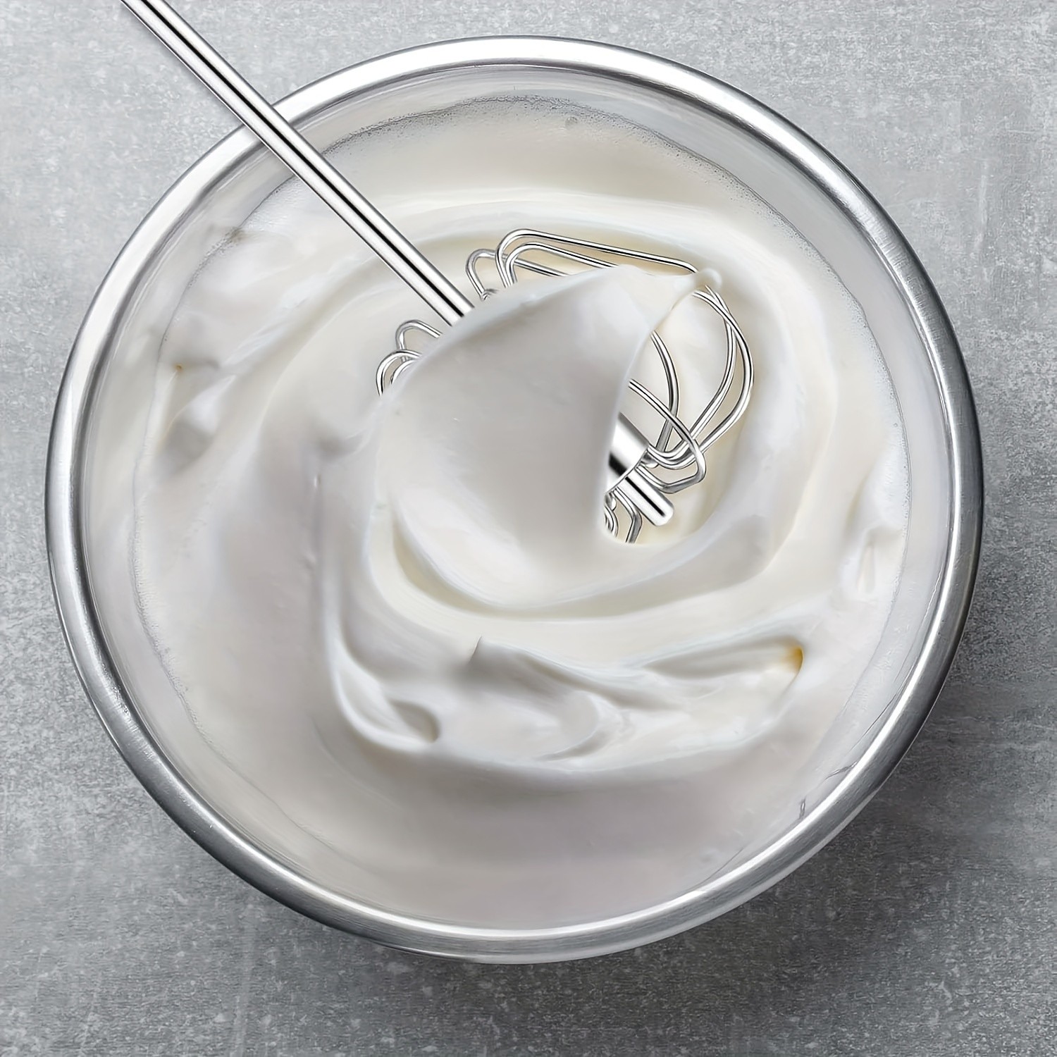 YUHUPHYLLIC Stainless Steel Semi-Automatic Hand Whisk  3-Loop Manual Whisk for Efficient Mixing & Milk Foam in NZ Kitchens