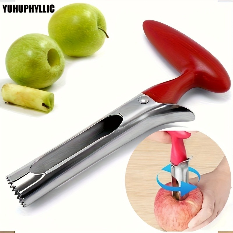 YUHUPHYLLIC Apple Core Remover Durable Stainless Steel Tool with Ergonomic Handle for NZ Kitchens