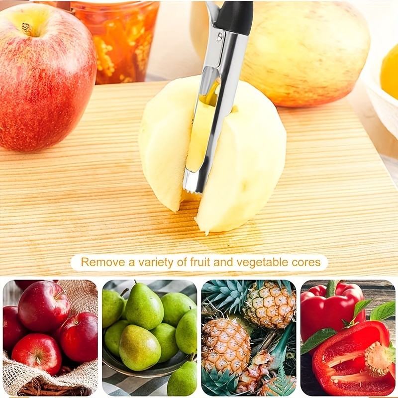 YUHUPHYLLIC Apple Core Remover Durable Stainless Steel Tool with Ergonomic Handle for NZ Kitchens
