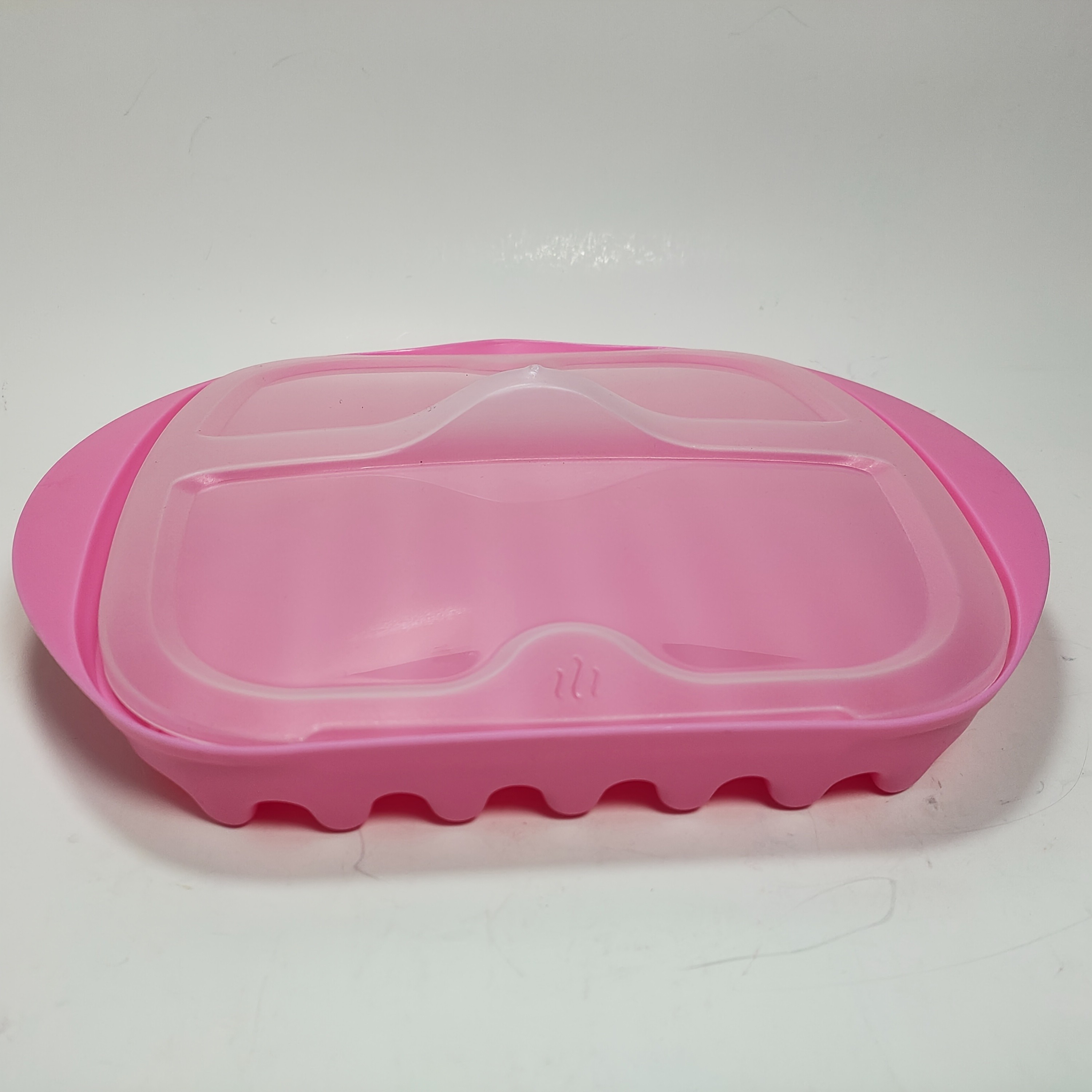 YUHUPHYLLIC Microwave Bacon Cooker Tray with Lid  Non-Slip, Fat-Draining Design for Quick Bacon Prep in NZ Kitchens