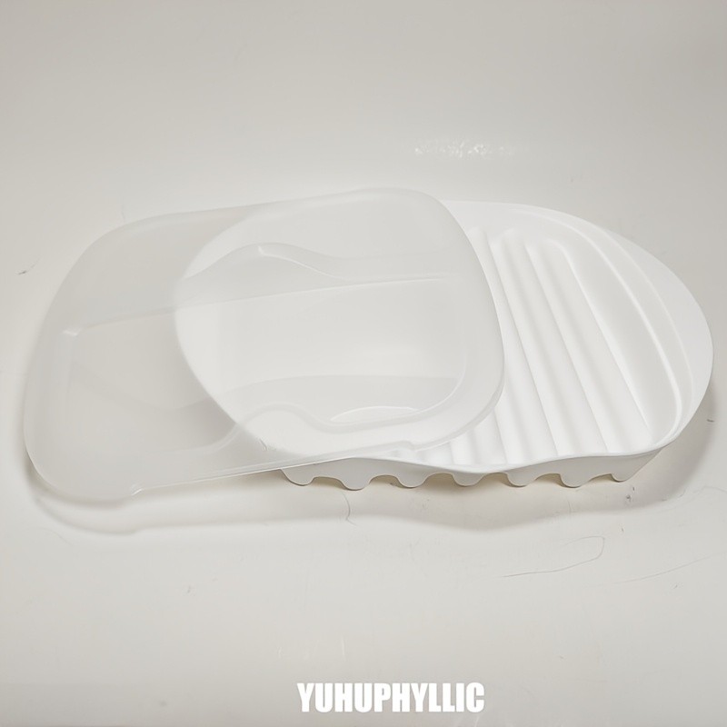 YUHUPHYLLIC Microwave Bacon Cooker Tray with Lid  Non-Slip, Fat-Draining Design for Quick Bacon Prep in NZ Kitchens