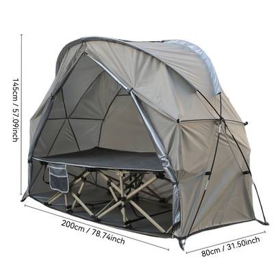 Portable Camping Tent  Lightweight Bicycle Shelter for Solo Camping, Fishing & Outdoor Adventures