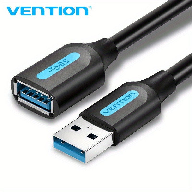 Vention USB Extension Cable USB 3.0 Extension Cord Type A Male to Female  Fast, Durable, and Flexible