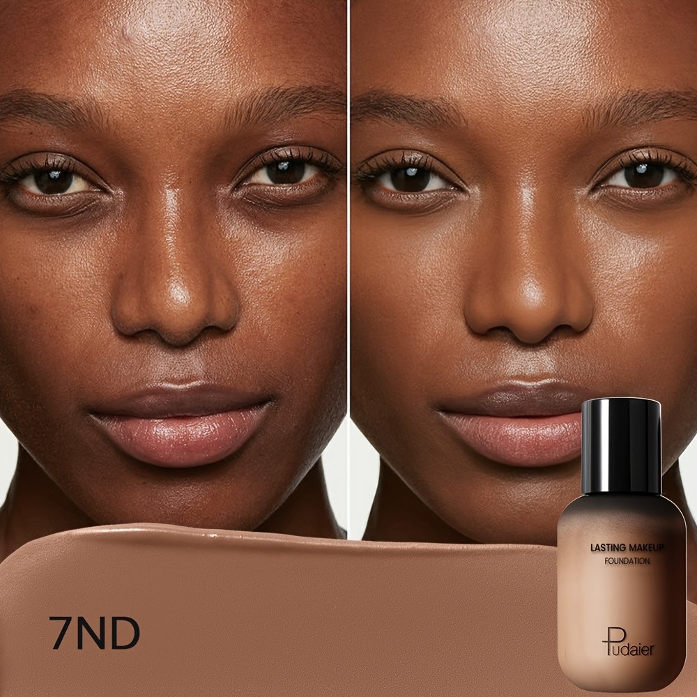 Pudaier 9-Shade Full Coverage Liquid Foundation