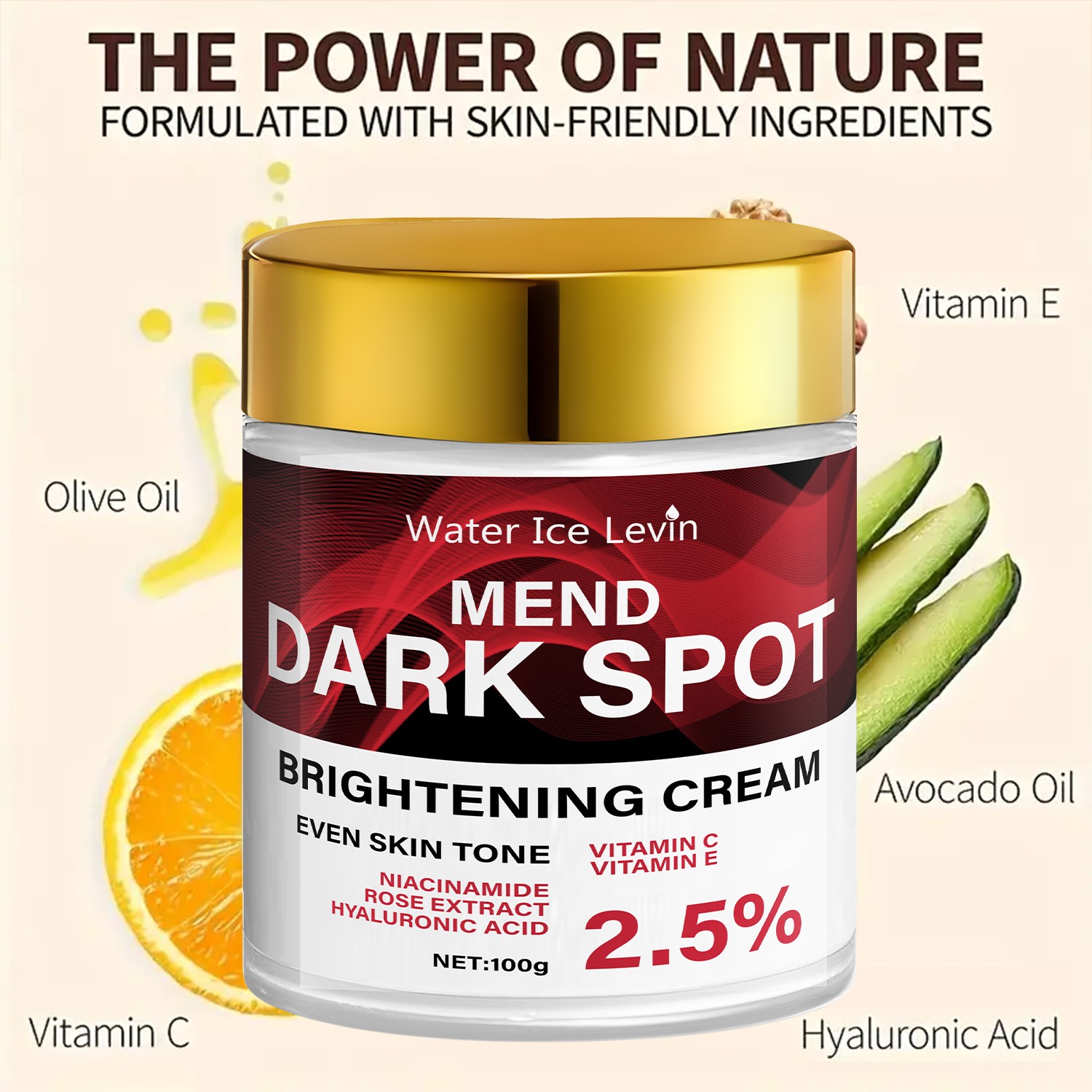 WATER ICE LEVIN 100G Brightening Cream