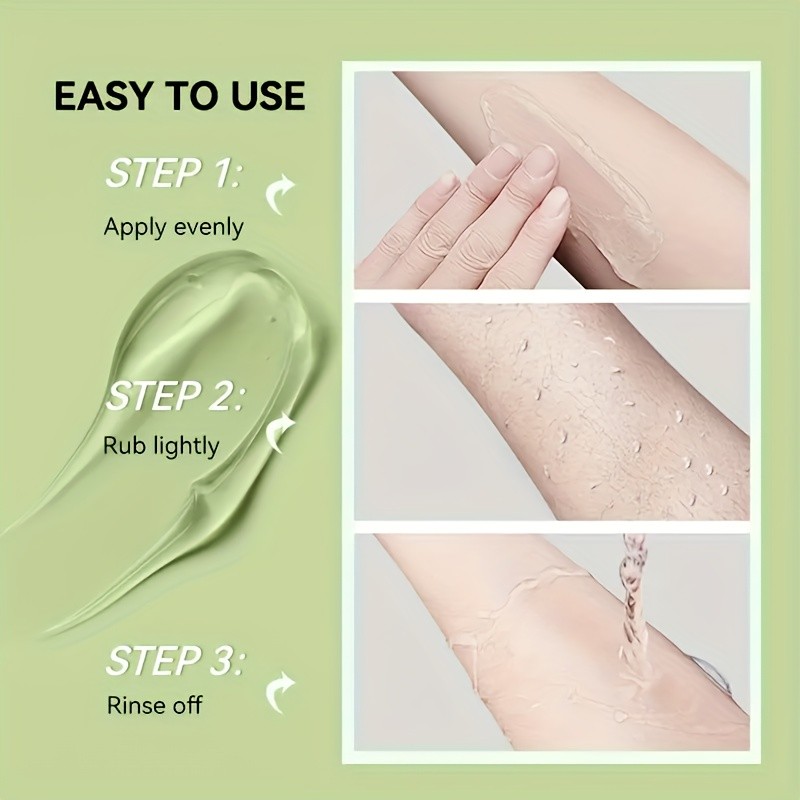 Exfoliating Scrub Gel  Deep Cleansing, Moisturizing, and Gentle Exfoliation for Face, Hands, and Feet