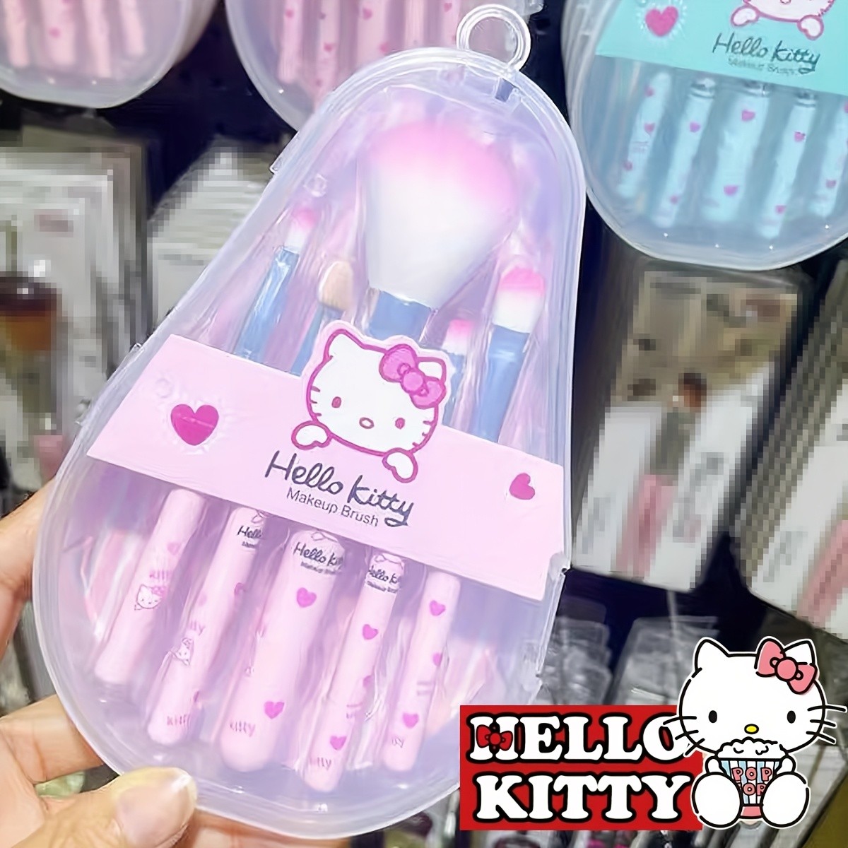 5pcs Hello Kitty Makeup Brush Set