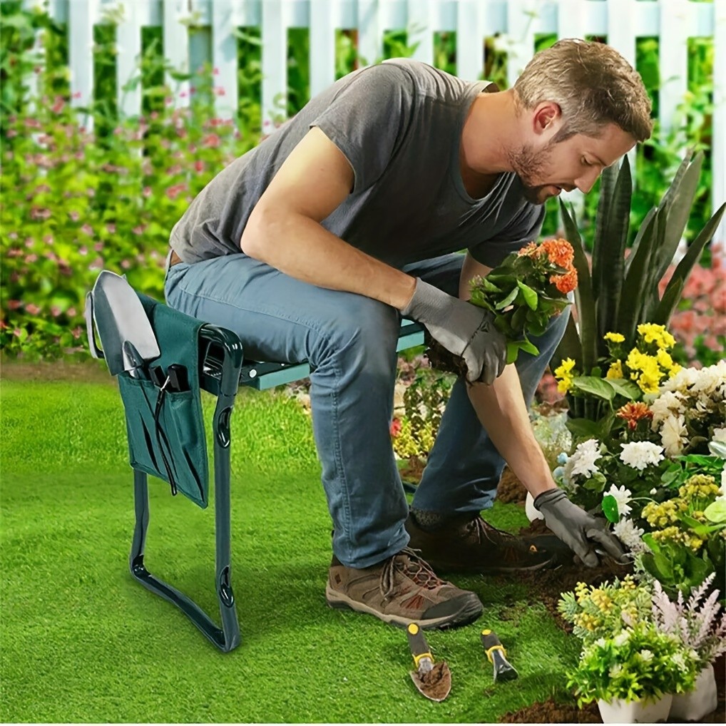 wisfor Foldable Garden Kneeler Seat  Comfort and Durability for Your Outdoor Gardening Needs