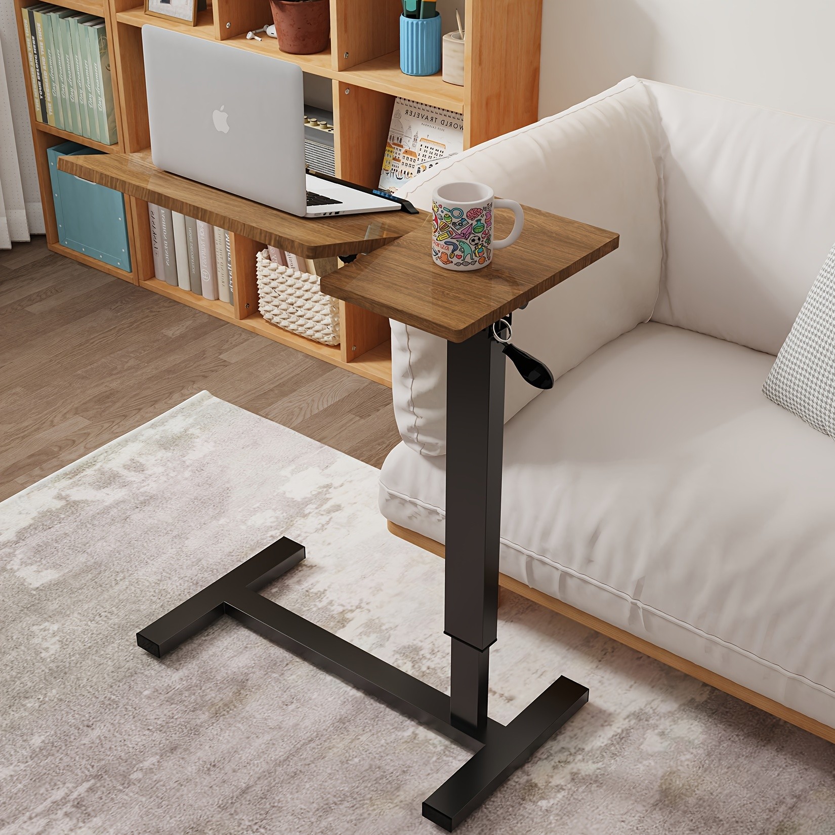 wisfor Versatile Height-Adjustable Over Bed Table  Adjustable, Tilting Design for Comfortable Work and Storage