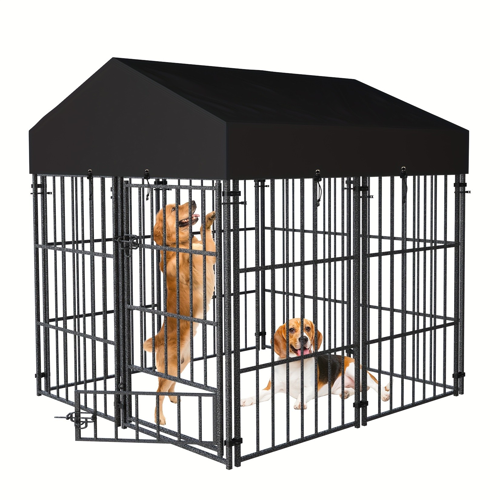 wisfor Heavy Duty Metal Dog Crate  Spacious, Durable, and Ideal for Small to Medium Dogs