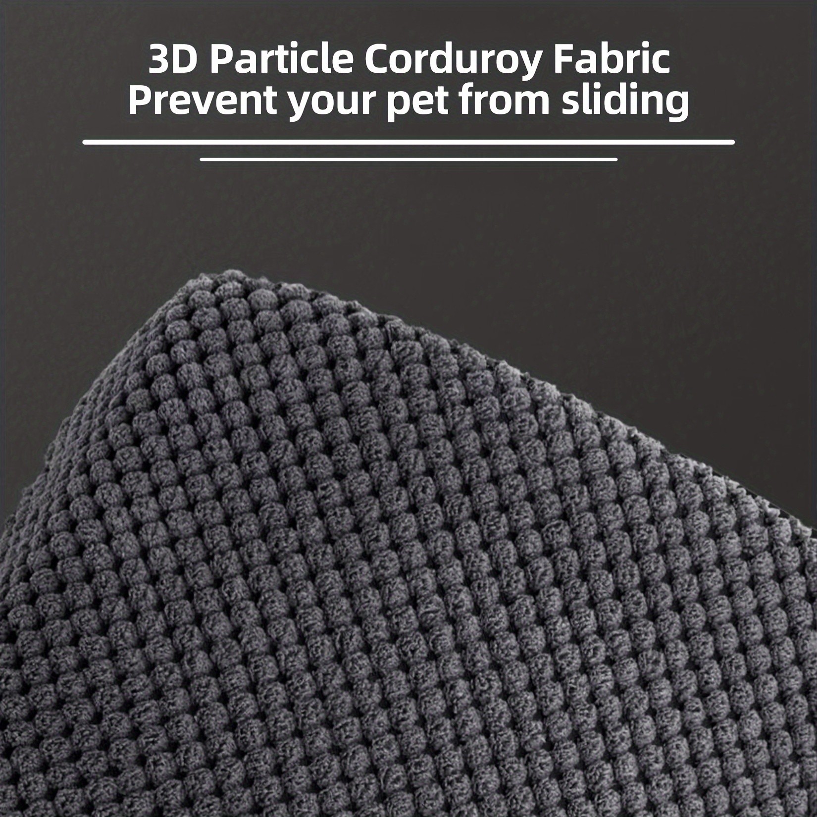 wisfor 30D High Density Foam Dog Stairs  Curved Ramp for Small Dogs & Cats