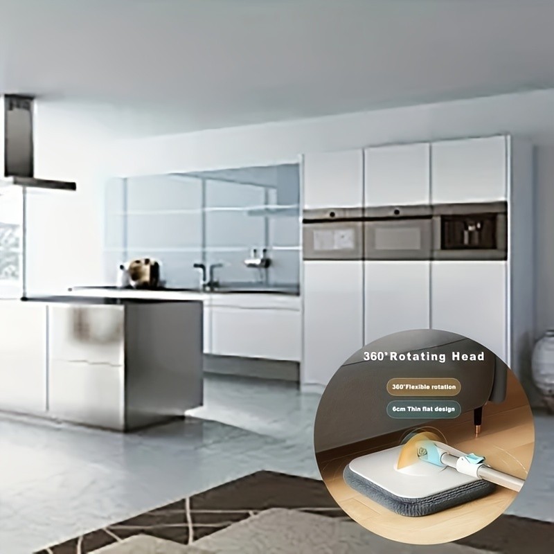 FARIDABIO 360-Degree Swivel Mop and Bucket Combo  Easy-to-Clean, Non-Electric Floor Cleaning Solution