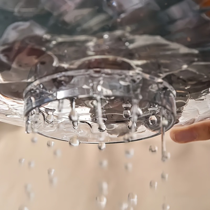 FARIDABIO Versatile Countertop Fruit Tray  Fruit Bowl with Lid and Drainage Holes