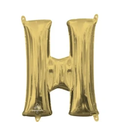 CI: Letter H White Gold