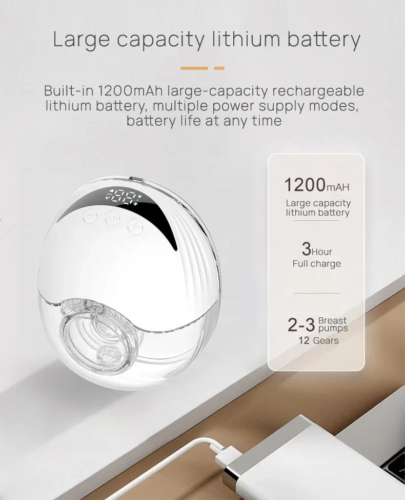 Portable Electric Breast Smart Wearable