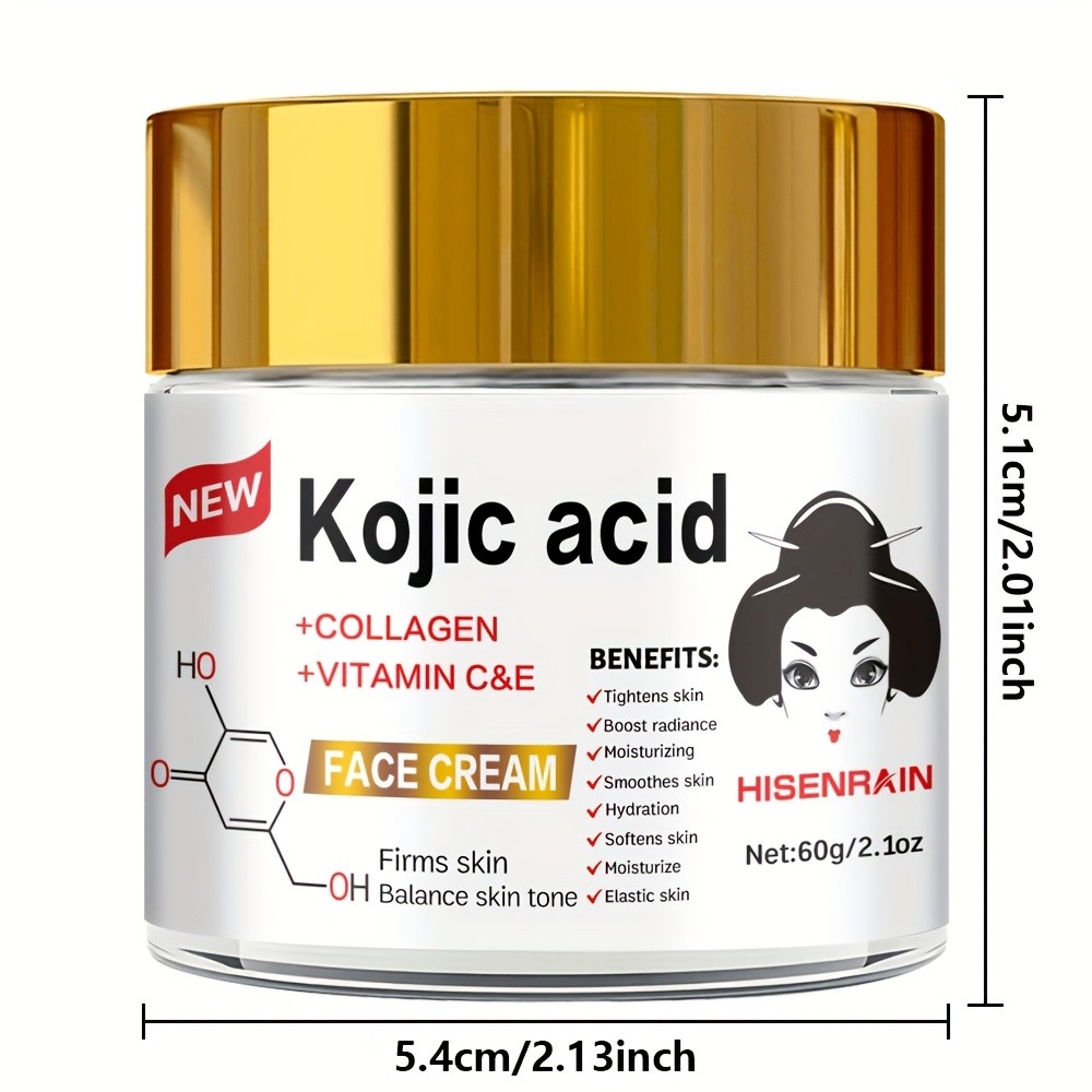 HISENRAIN Kojic Acid + Vitamin C Brightening Cream