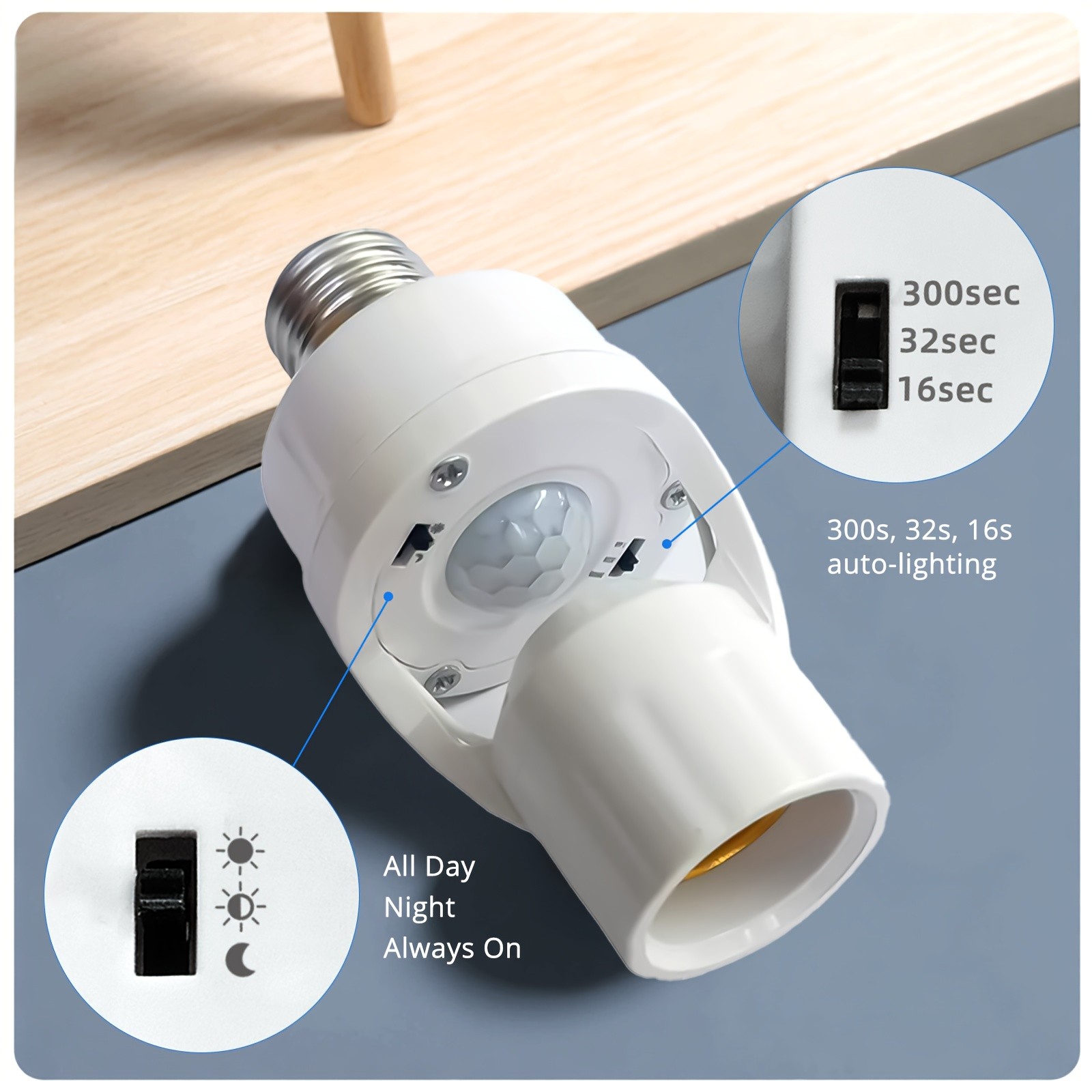 WELUVFIT PIR Motion Sensor Light Socket