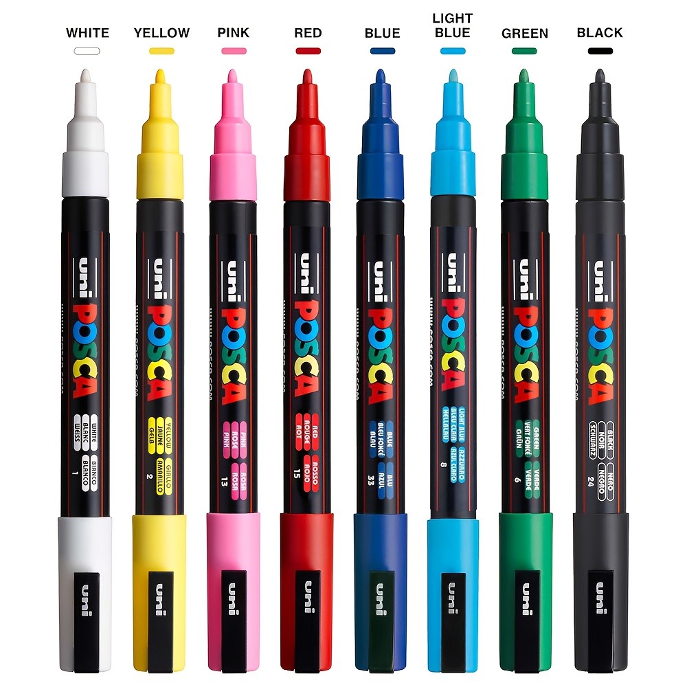 Posca Paint Markers 3M Fine with Reversible Tips