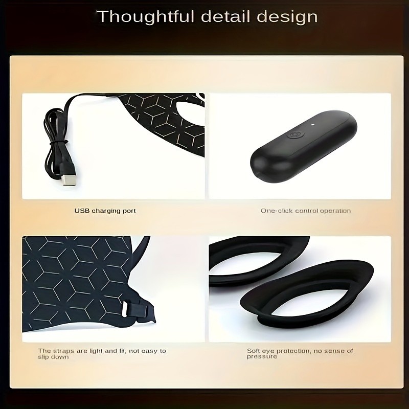 LHANLIN LED Facial Mask with Light