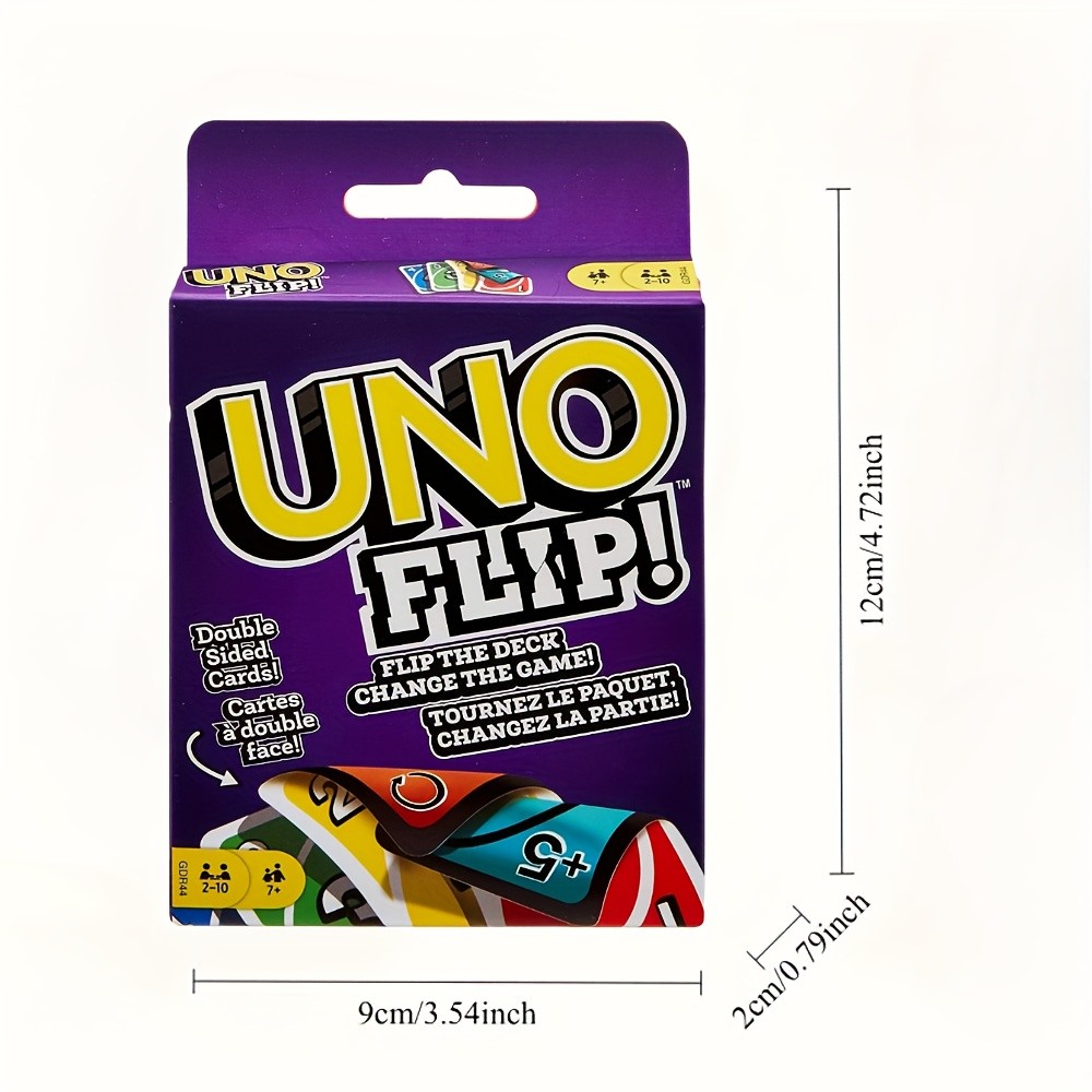 UNO Flip Playing Card Game  Wild Card UNO Flip by Mattel Games