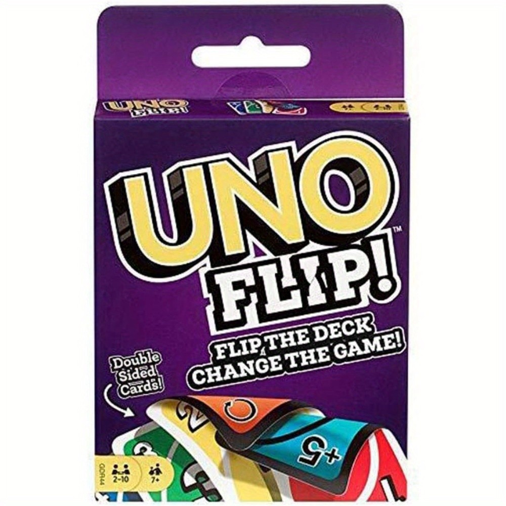 UNO Flip Playing Card Game  Wild Card UNO Flip by Mattel Games