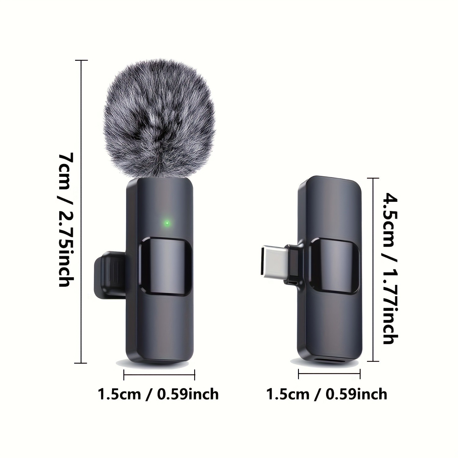 Kouzone Professional Wireless Lavalier Microphone System