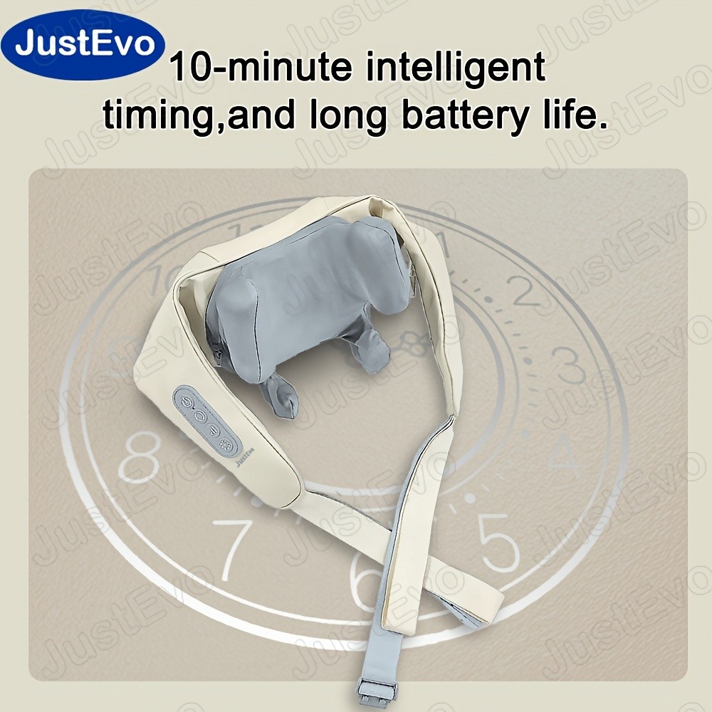 JUSTEVO Multi-Functional Massage Shawl  USB Rechargeable Massager for Neck, Shoulders, and Back Relief