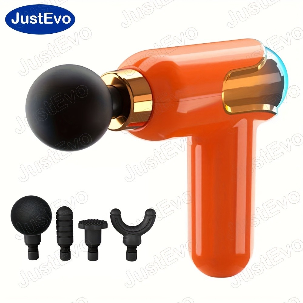 JUSTEVO Compact Handheld Fascia Gun  Percussion Massage Gun for Full-Body Relief and Relaxation