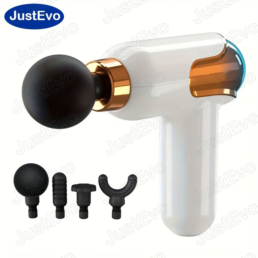 JUSTEVO Compact Handheld Fascia Gun  Percussion Massage Gun for Full-Body Relief and Relaxation