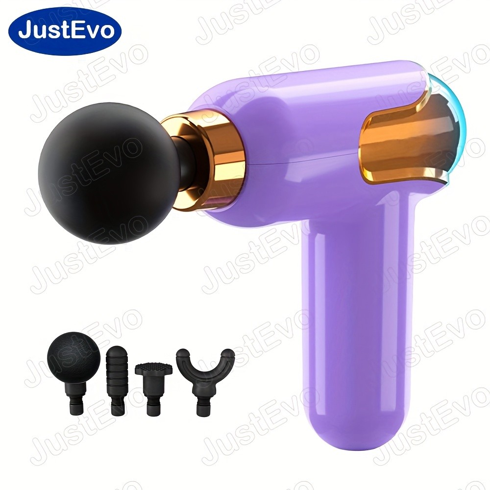 JUSTEVO Compact Handheld Fascia Gun  Percussion Massage Gun for Full-Body Relief and Relaxation