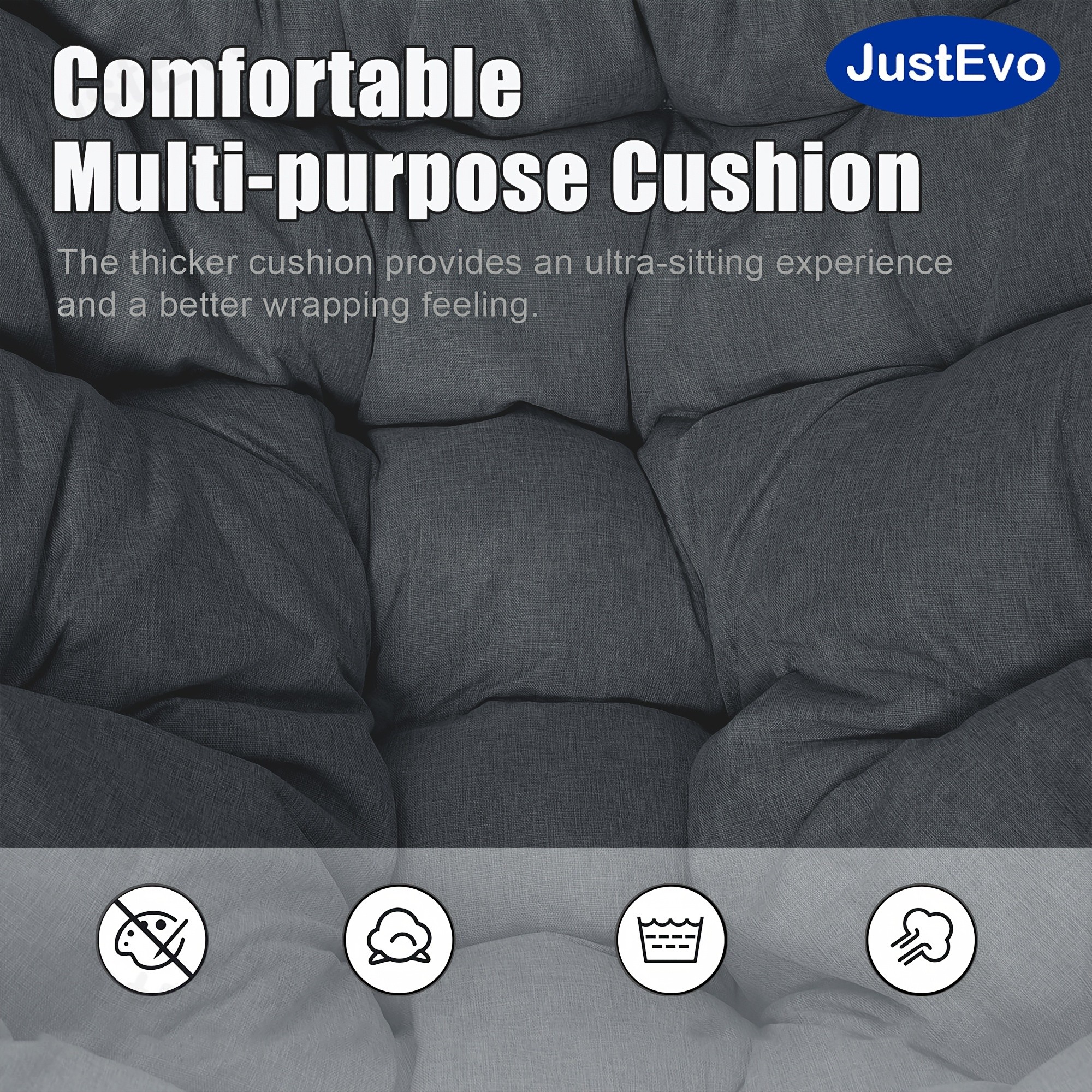 JUSTEVO Ergonomic Boss Chair Adjustable Height & Manual Recline for Maximum Comfort and Style