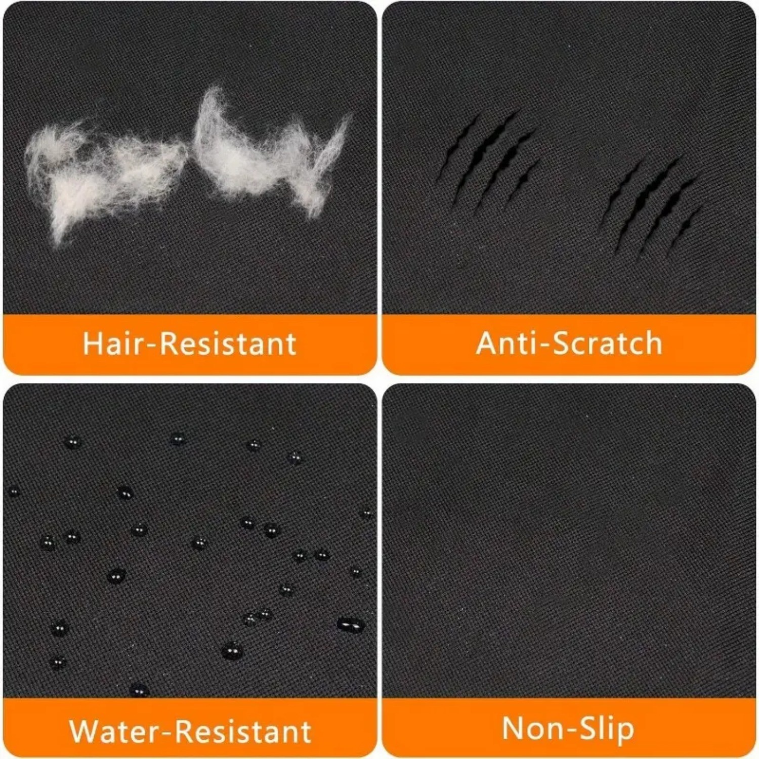 HAOZCL Waterproof & Non-Slip Dog Car Trunk Liner  Scratch-Resistant Pet Cargo Cover for Trucks & SUVs