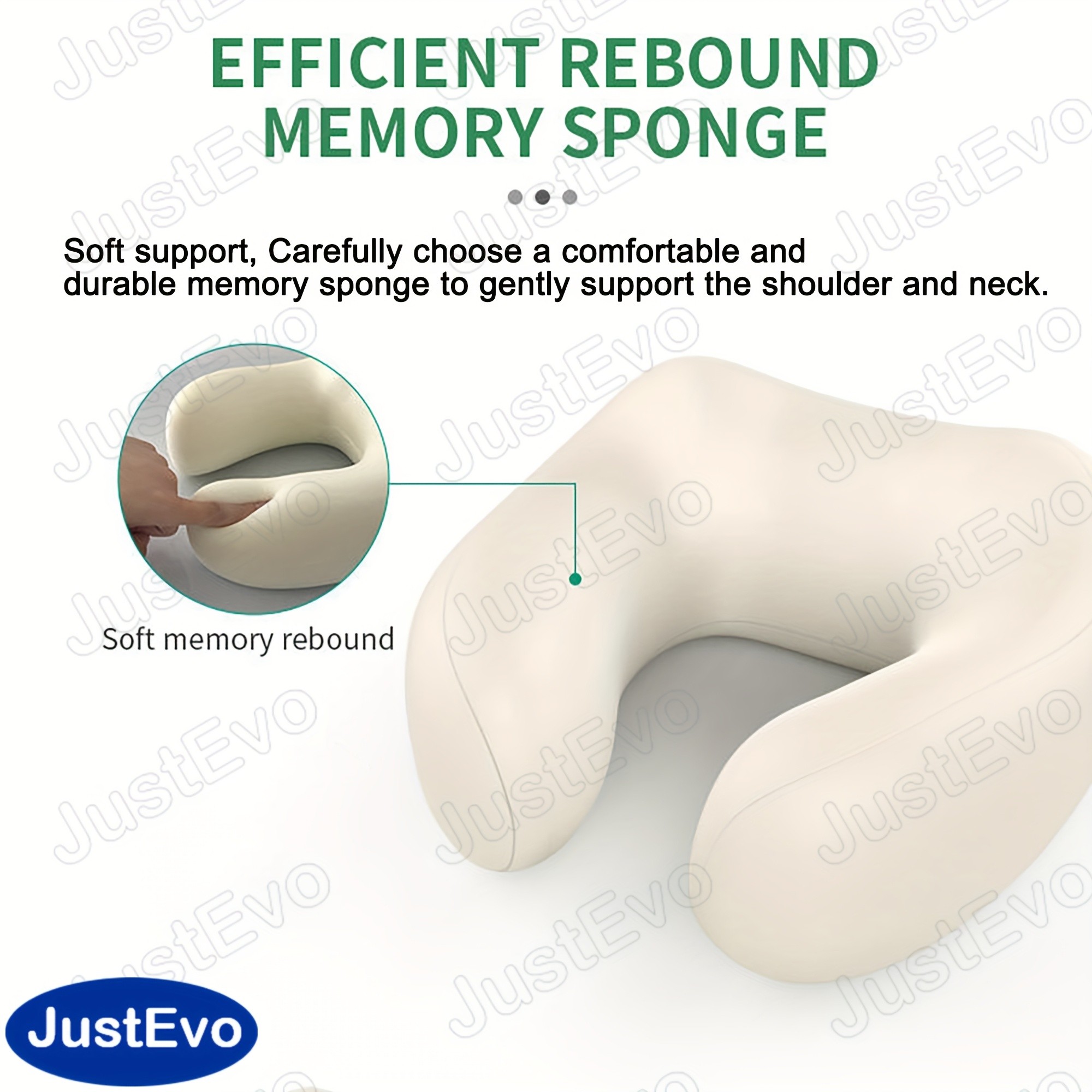 JUSTEVO Electric Neck Massage Pillow