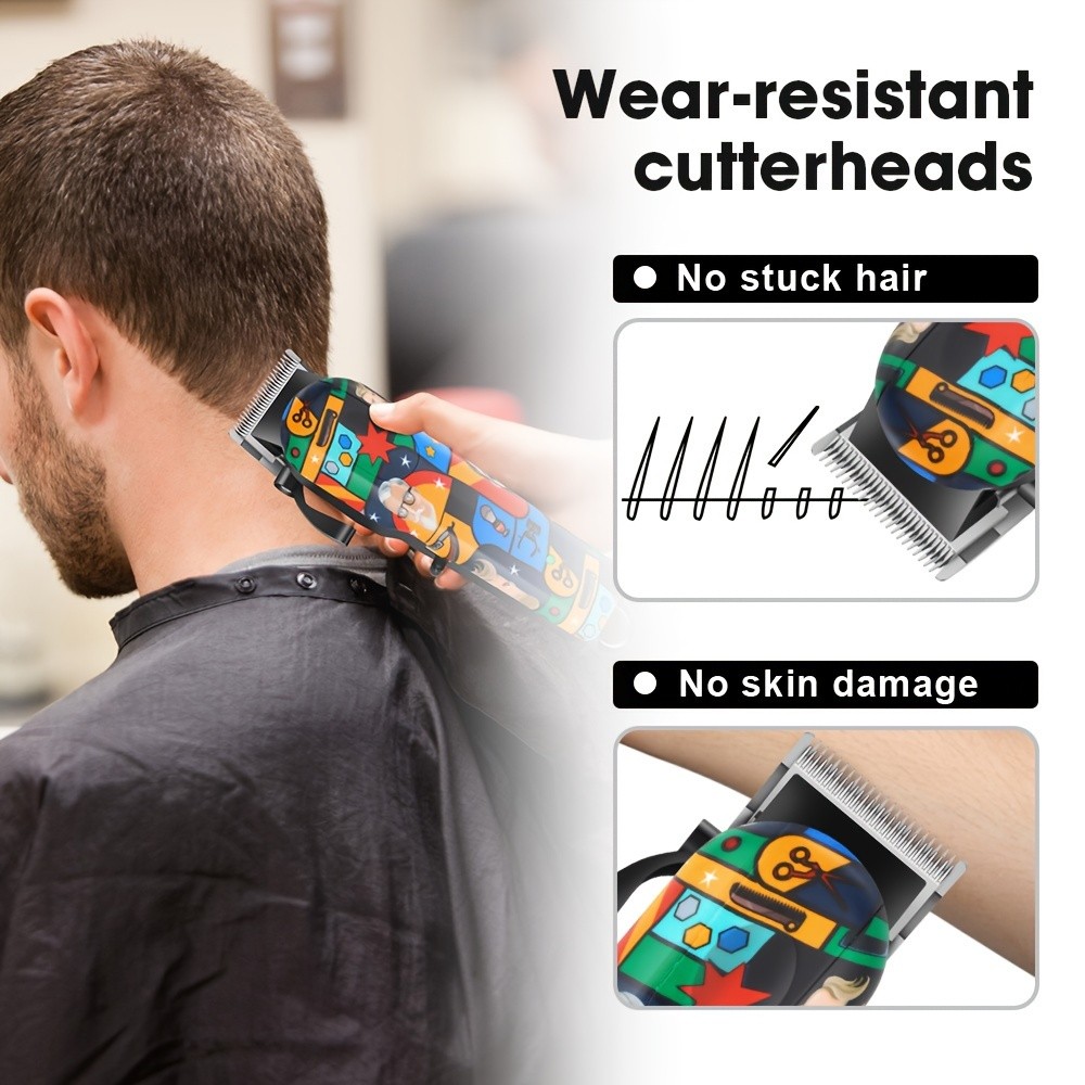 HIENA 3pcs Electric Hair Clipper Set