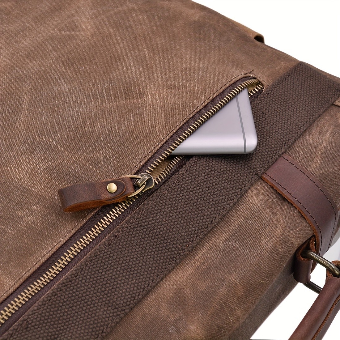 NEWHEY Brown Laptop Backpack Stylish, Durable, and Perfect for Commuting and Travel