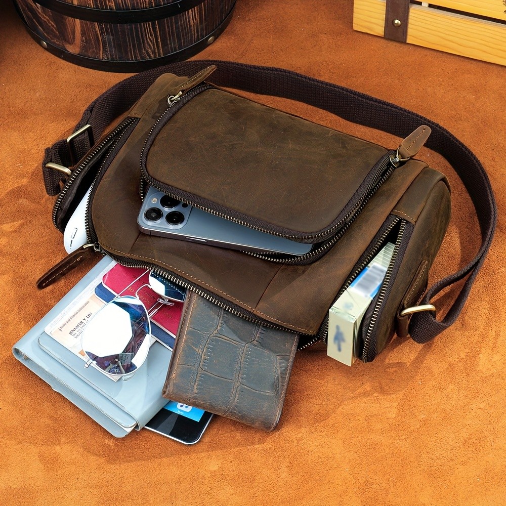 NIUCUNZH Genuine Leather Backpack  Durable, Stylish, and Perfect for Commuting, Travel, and Casual Use