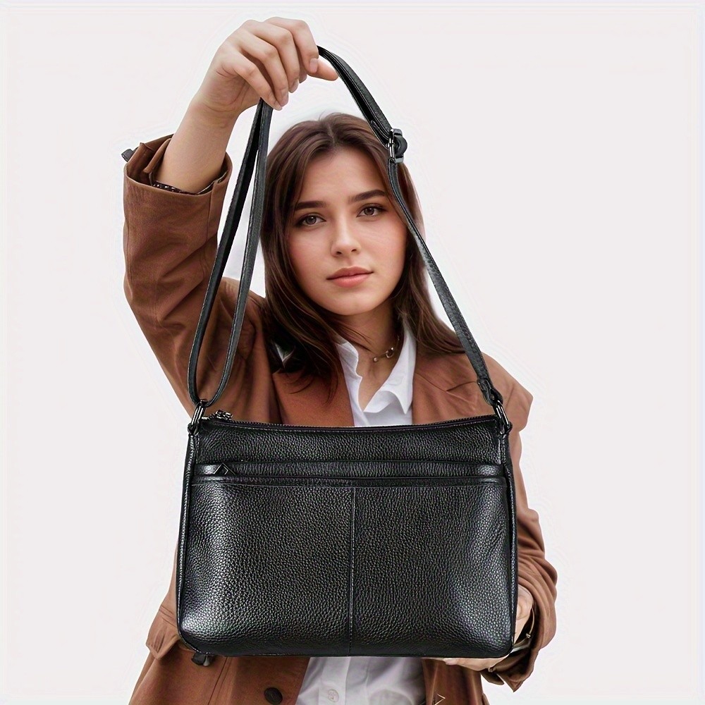 NIUCUNZH Genuine Leather Crossbody Bag  Stylish, Durable, and Perfect for Everyday Use
