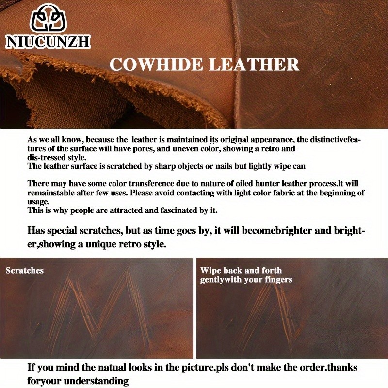 NIUCUNZH Mens Casual Top-Grain Leather Shoulder Bag  Stylish, Durable, and Ideal for Daily Commute and Business Use