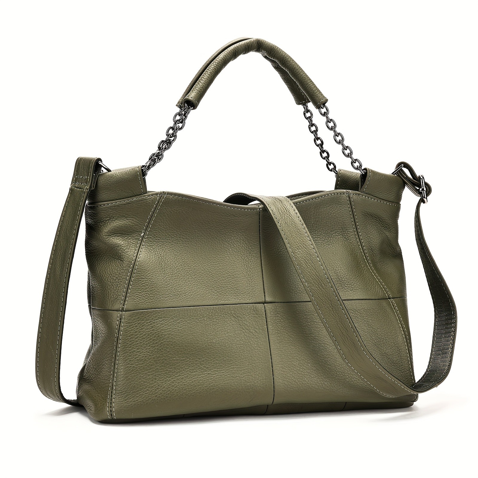 NIUCUNZH Genuine Leather Handbag  Versatile, Stylish, and Ideal for Work, Travel, and Everyday Use