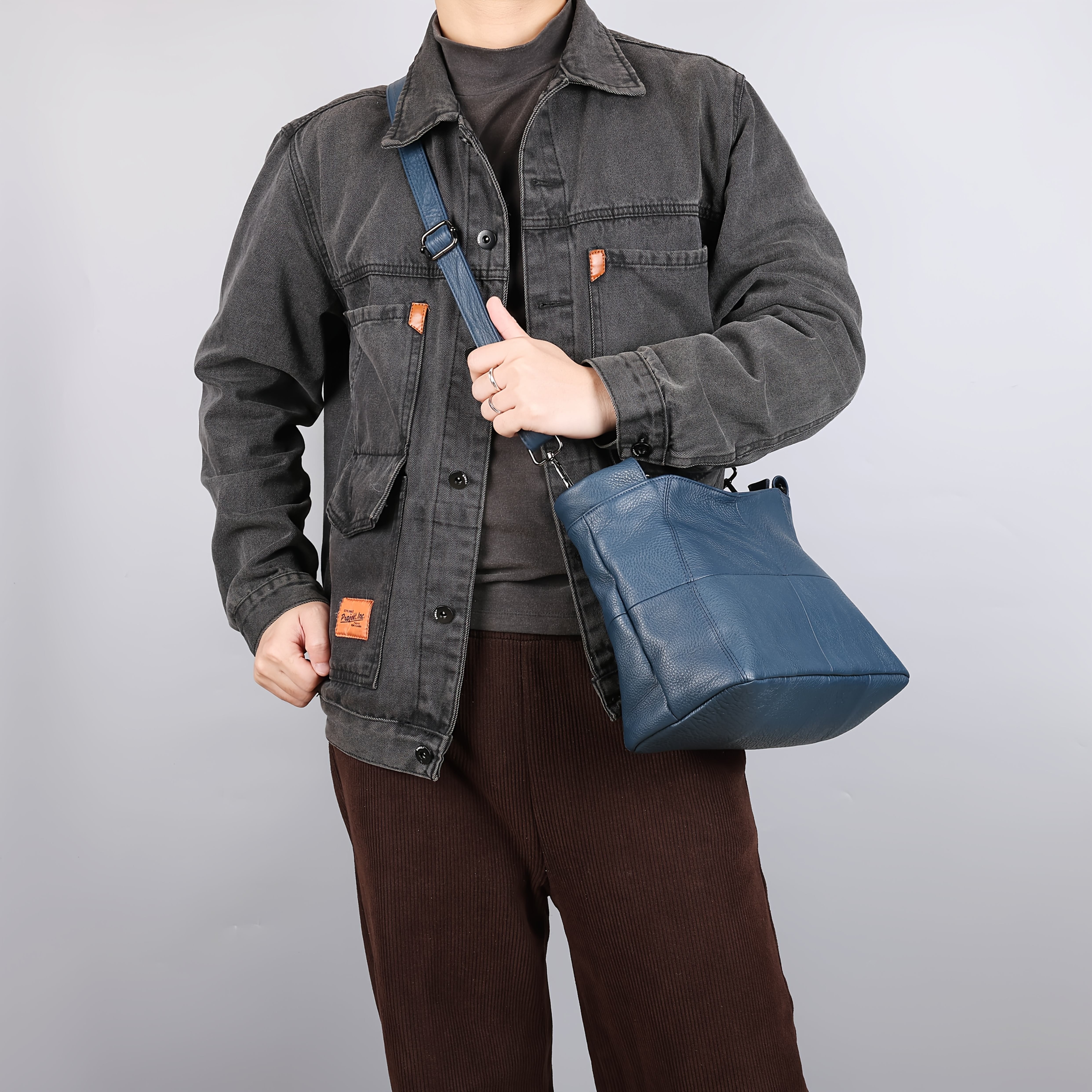 NIUCUNZH Genuine Leather Handbag  Versatile, Stylish, and Ideal for Work, Travel, and Everyday Use